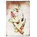 Music Guitar Lady Wall Decor Retro Vintage Tin Sign 12