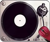 Liili Mousepad Old good looking turntable playing a