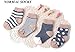 Cuca Dunna Infant Socks Baby Socks Toddler Socks for Girls and Boys,Cute Socks 4 Pairs (M 1-3years, Blue)