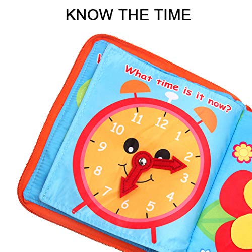 Simayixx Soft Book Crinkle Cloth Book Baby Toy, Animal Puzzle Cloth Book Cloth Development Books (1616cm() (Free Size, Multicolor 2) - Thumbnail 3