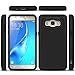 Galaxy J5 Case (2016) J510, CoverON [HexaGuard Series] Slim Hybrid Hard Phone Cover Case for Samsung Galaxy J5 (2016) - Black