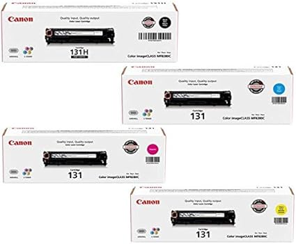 Computers Tablets Networking 4 Pk Toner Set For Canon 131 Crg131 6273b001aa 6271b001aa 6270b001aa 6269b001aa Toner Cartridges