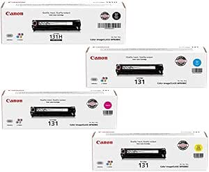 Genuine Canon CRG-131 Toner 4-Pack w 