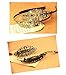 ALIMITOPIA Filigree Wrap Charm Pendant Connector,Metal Laminate Decoration Supplies for DIY Hairpin Headwear Earring Costume Jewelry Making Findings(30pcs with Silver,Bronze and Gold Colors)