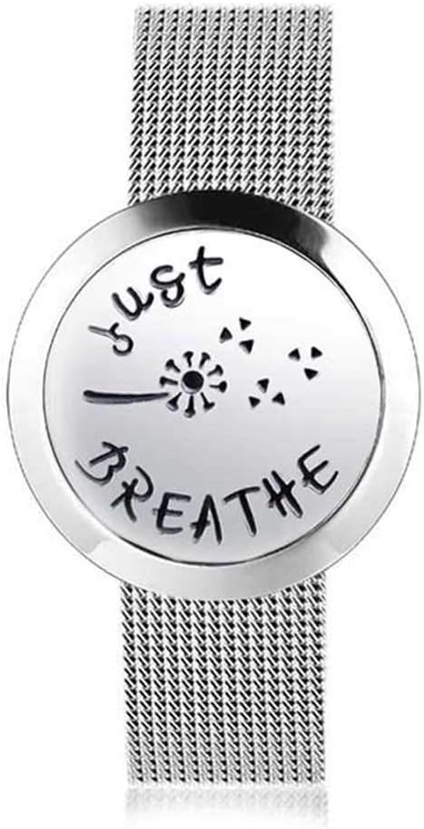 VIWIK Essential Oil Diffuser Bracelet Bangle Gift for Man Woman Wide Mesh 6-7.5'' Wrist