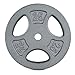 CAP Barbell Standard 1-Inch Grip Weight Plate, Single, Gray, Various Sizes