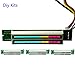 AOSHIKE 1PC 7v-12v Amplifier Board Mini Dual 12 Level Indicator VU Meter Stereo Adjustable Light Speed Board with AGC Mode DIY Kits(A)