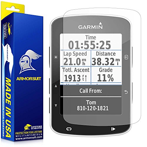 ArmorSuit MilitaryShield AntiGlare Screen Protector for Garmin Edge 520 [Max Coverage] Anti
