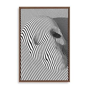 Framed Canvas Wall Art Modern Geometric Pattern Canvas Prints Home Artwork Decoration for Living Room,Bedroom - 16x24 inches