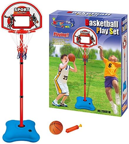BasketBall Set Free Standing Hoop Net Backboard With Adjustable Stand 173 cm…