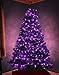 HDE Linkable LED String Lights Holiday Home Fairy Multifunction Wedding College Dorm Room Craft Decoration Expandable Rope Lights (100 Micro LEDS - Purple)
