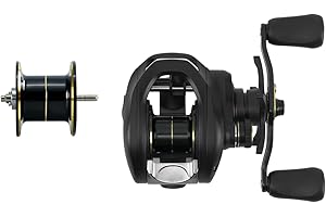 Electronic Brake Baitcasting Reel DC System Real-Time Spool Monitoring 7.2:1 High-Speed Gear Ratio Self-Powered Tapered Line 