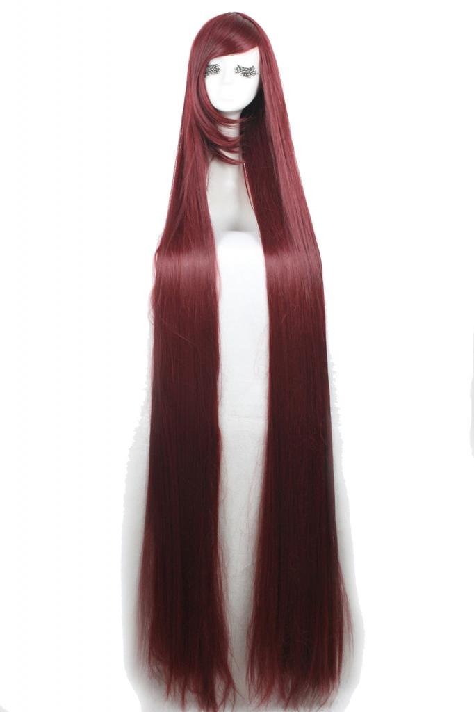 red wig 150cm