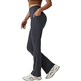TOPYOGAS Women's Bootcut Yoga Pants High Waist Tummy Control Flare Leggings Workout Bottoms with Pockets