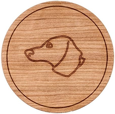 WOODEN ACCESSORIES COMPANY Wooden Refrigerator Magnets With $(t)s Engraving - 2" Round Refrigerator Magnets - Handmade Wood Dishwasher Magnet In The USA