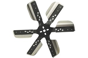 Derale 17018 Heavy Duty Fan Blade Series 1000 18" Stainless Steel Flex Fan Standard Rotation