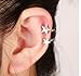 Qtalkie 1pcs Fashion Silver Star Ear Bone Clip on Ear Cuff Earrings No Pierce