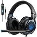 SADES R5 Over-Ear Stereo Noise-Reduction Base Gaming Headset Headband Headphones with HiFi Microphone Control-Remote for PC Computers/PS4/New Xbox One/Mac/Tablets/Mobiles(Black)
