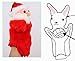 Happy Cherry Kids Puzzle Toys Story Game Education Props Baby Toys Santa Plush Hand Puppet Toys Christmas Gift - Red