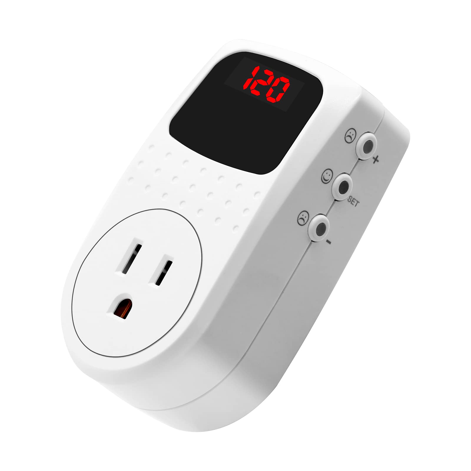 Photo 1 of BSEED Surge Protector, Power Surge Protector Outlet, Voltage Regulator, Heavy Duty Whole House Wall Surge Protector for Home, Office, Travel, LED Indicator Light, Single Outlet, 120V, 15A, 1 Pack