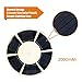 FORUP Solar Flag Pole Light 26 LED, Solar Flagpole Downlight for Most 15 to 25 Ft Flag Pole (White)