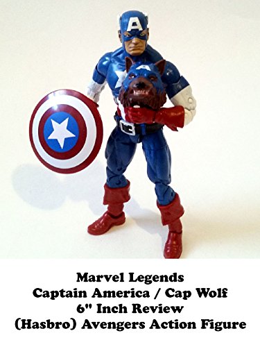 Marvel Legends CAPTAIN AMERICA / CAP WOLF 6 inch Review (Onslaught BAF) Avengers toy action figure on Amazon Prime Video UK