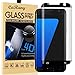 Galaxy S7 Edge Screen Protector,S7 Edge Glass Screen Protector,Msugar Anti-Bubble Ultra HD Tempered Glass Screen Protector for Samsung Galaxy S7 Edge