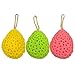 3Pcs Shower Sponges Soft Sponge Body Bath Shower Newborn baby bath towel Soft Body Bath Shower Spa Exfoliator Washing Cleansing Puff Scrubber ( Green + Yellow + Pink )