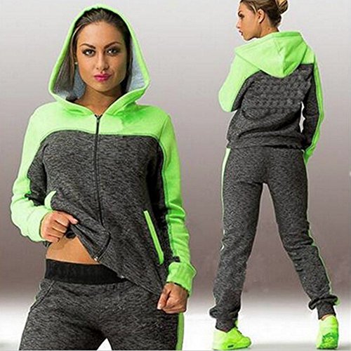 TUDUZ-Damen-Hausanzug-Jogginganzug-Jumpsuit-Langarm-Pullover-Sportanzug-Trainingsanzug-Rundhals-Sweatshirt-Lang