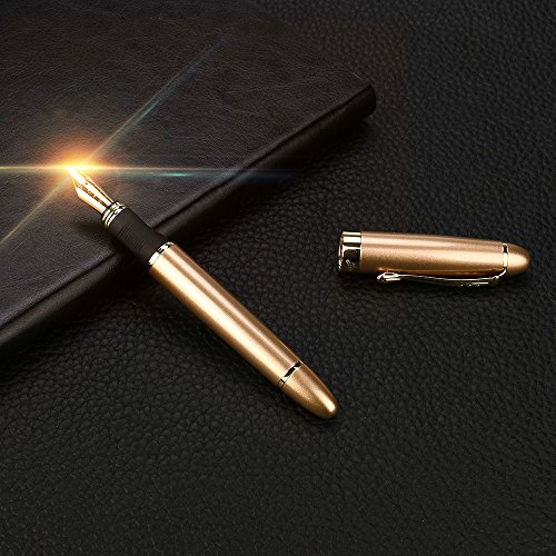 Glumes Fountain Pen Ink Storing, Fine Nib Writing Calligraphy Pen Scribe Tool Office Stationary School Supplies Creative Gift Pen for Kids, Toddlers, Child, Adults - Thumbnail 2