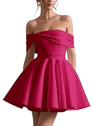 Plus Size Homecoming Dresses Short Off Shoulder