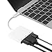 Spigen CA030C USB C Multiport Adapter Type C Multi Adapter Digital AV Adapter 1 USB-C Port/Type-C Recharging Port 1 HDMI Port and 1 USB 3.0 Port for New MacBook/Chromebook Pixel and Other