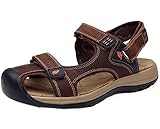 DADAWEN Men's Outdoor Sport Sandal Climbing Hiking Sandal