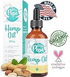 Mr. PePe Full Spectrum Hemp Oil for Dogs 250mg Peanut Butter Flavor - Natural & Organic Pain Relief, Stress & Anxiety Support, Calming Treats, Hip, and Joint Health - High in Omega 3,6,9 – Made in USA