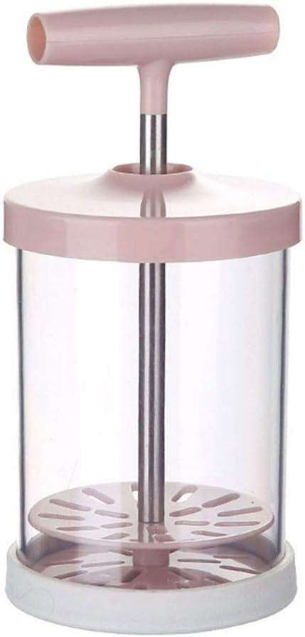Onetek Milk Frother Hand Pump Creamer Double Mesh Manual Coffee Milk Frothing Jug Foam Pump Frother
