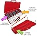 Xylophone 25 Note Chromatic Glockenspiel in a Red Plastic Case - Card Sets with 23 Letter-Coded Songs