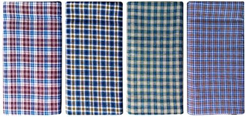 Pure Cotton Lungi/ Sarong Combo Pack of 4