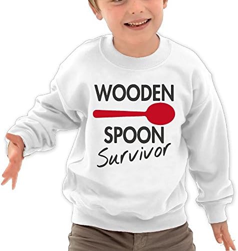 Channey Wooden Spoon Survivor Todller Kids Unisex Sweatshirt 2-6 Years Old