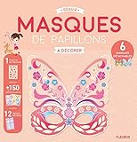 Masques de papillons à décorer by 