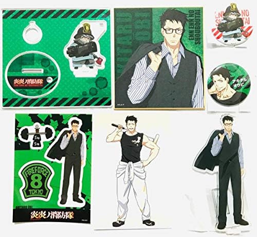 炎炎ノ消防隊 くじ 非売品 色紙 マグネット アクリルスタンド ポストカード ステッカー 秋樽 桜