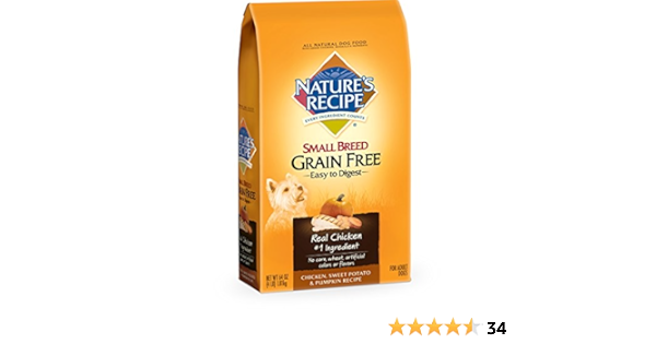 nature's recipe grain free small breed