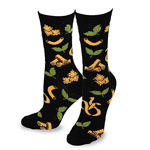TeeHee Women's Foods Crew Socks 3-Pack (Chef and Pasta Noodle) - Thumbnail 3
