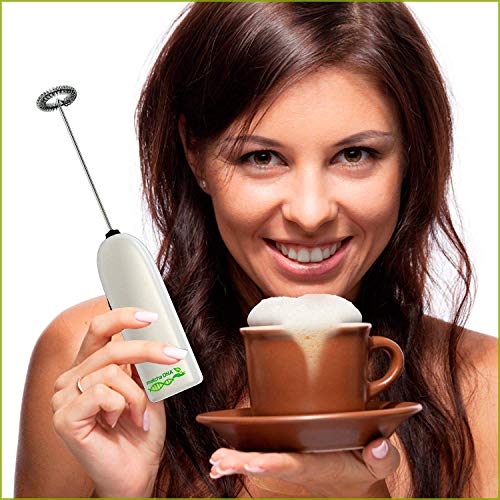 image for MatchaDNA Milk Frother - Handheld Battery Operated Electric Foam Maker