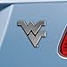 FANMATS 14944 West Virginia Mountaineers 3D Chrome Metal Auto Emblem