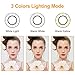Selfie Ring Light with Cell Phone Holder Stand Live Stream Makeup, OldShark Circle Lights LED Lighting 360 Rotating Flexible Arms YouTube Video Vlogging 3-Light Mode 10-Level Brightness