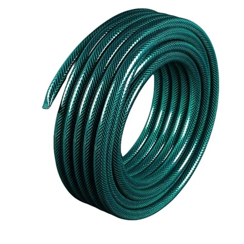 WESEN Garden Hose 5m/10m/15m/20m/30m/50m, 15m Garden Hose Pipe with Spray Nozzle and Fittings, 1/2" Diameter No Leaking&Kink Durable Water Hose for Garden/Gardening/Car/Washing (Green, 15M)