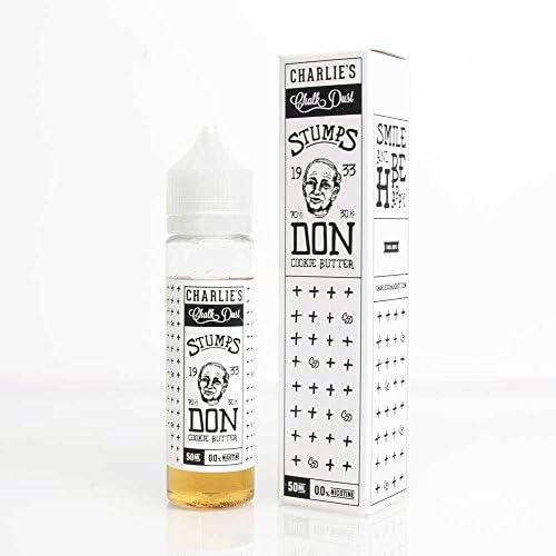 50ml STUMPS E Liquid by CHARLIES CHALK DUST CCD SHORT FILL Eliquid ShortFill - No Nicotine (Don (Cookie Butter Spread))