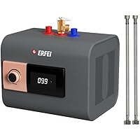 ERFEI Under Sink Instant Water Heater 2.5 Gallons Mini Hot Water Heater for RV Digital Display, 110V 1500W