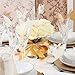 50pcs Butterfly Wedding Party Table Number Name Paper Place Cards Wine Glass Cup Decoration Wall Decals Sticker for Wedding Party Favor (White)