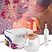 Electric Makeup Brush Cleaner-Portable Cosmetic Brush cleaner Automatic Wash in Seconds and Dry in 360 Rotation with 8 Silicone Collars for All Size Brushes WAMAX